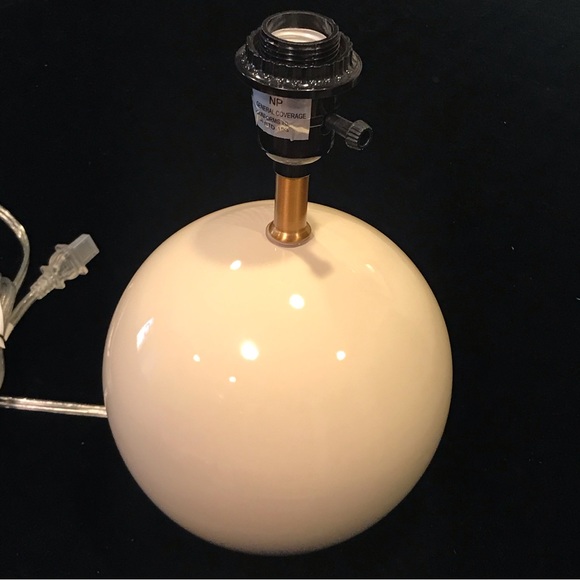 Round Table Lamp Natural Shade with Garden Party Trim - Rifle Paper Co. - Picture 4 of 8